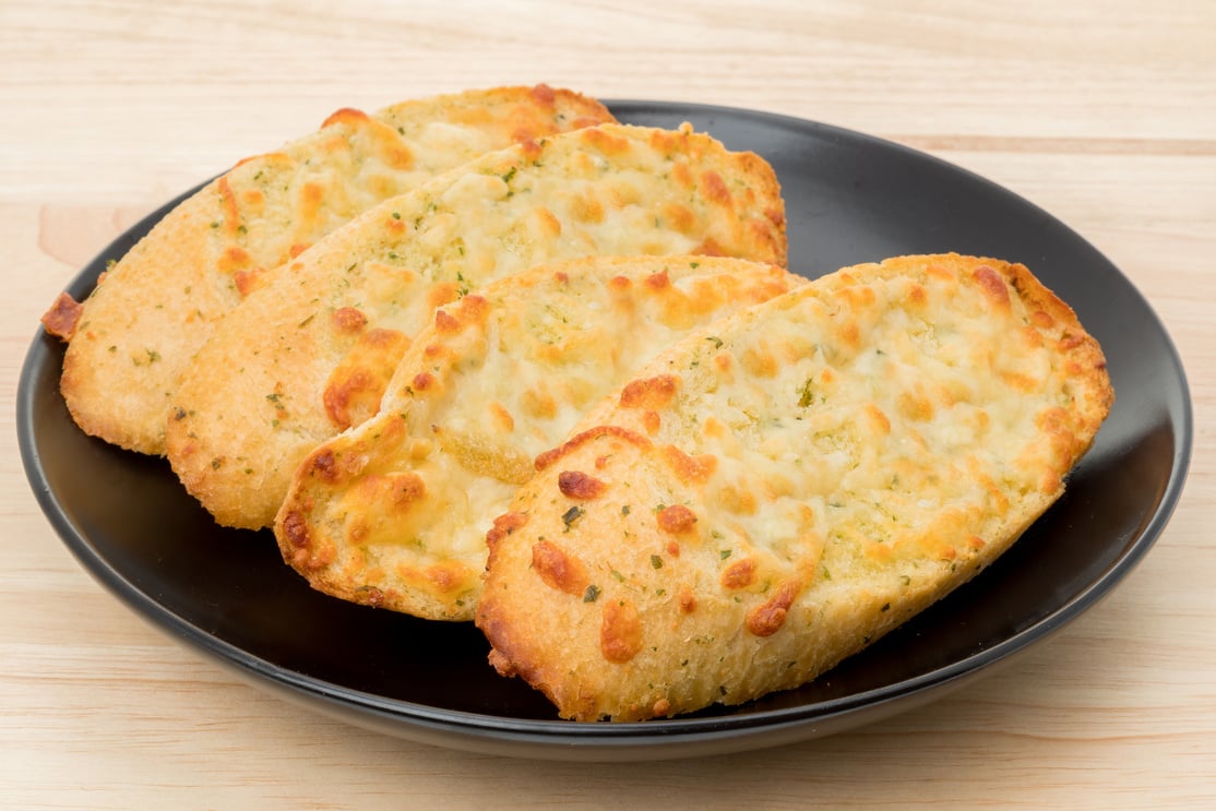 Garlic bread with cheese