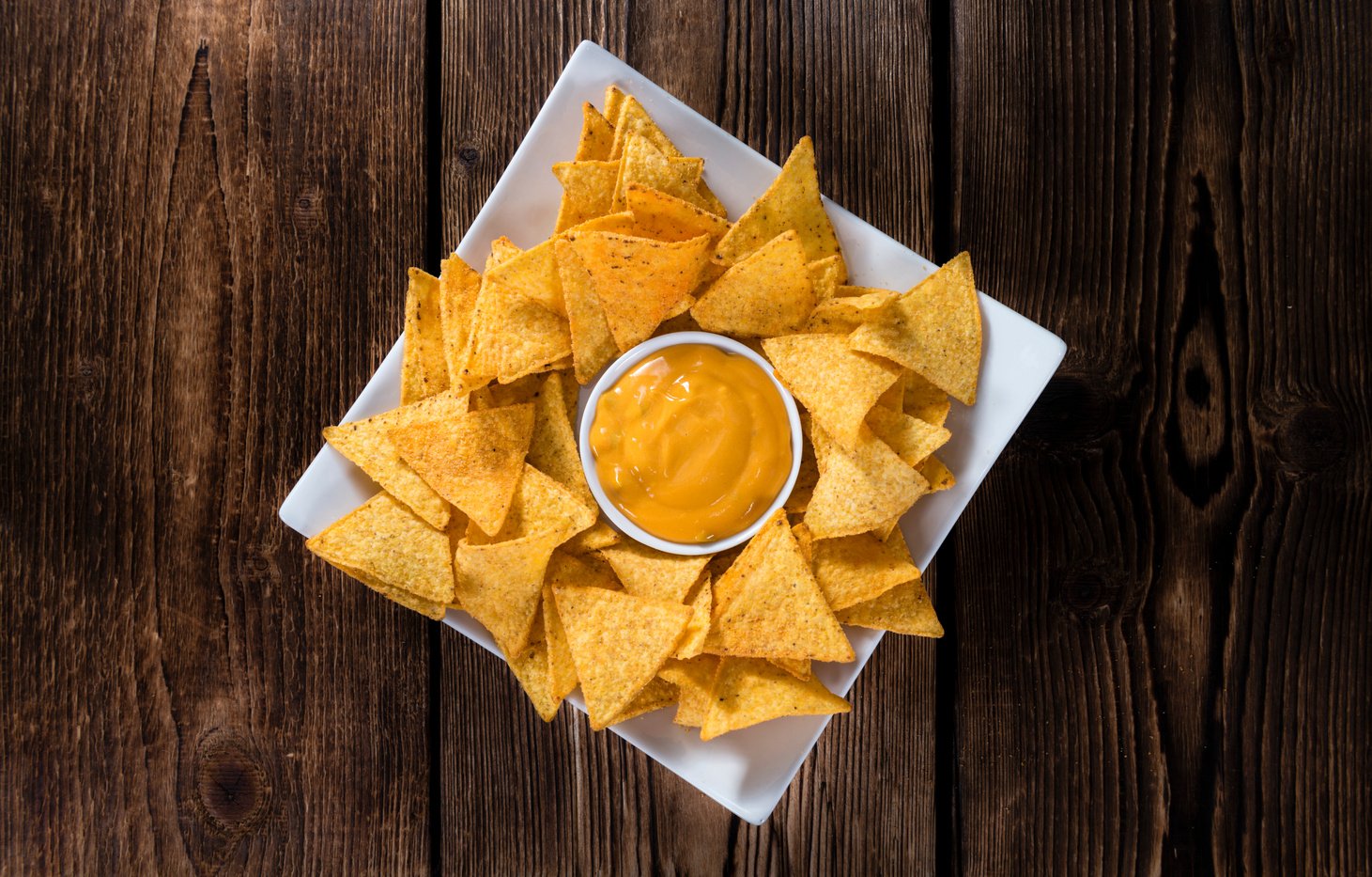 Nachos with Cheese Sauce